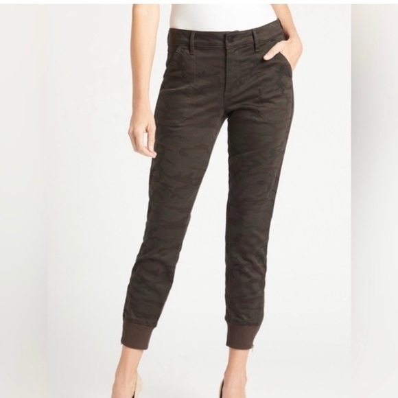 Level 99 Pants - Evereve Level 99 Julia Utility Midnight Camo Jogger Size 28 NEW